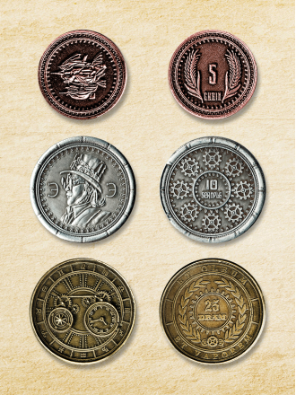 LARP Münzen "Steampunk" Produktbild